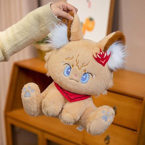 ROADDPMATE Cat Plush Toy - Soft Hugging Pillow Kitten Stuffed Animal, Cute Cat Decor (Yellow,12.6in/32cm) von ROADDPMATE