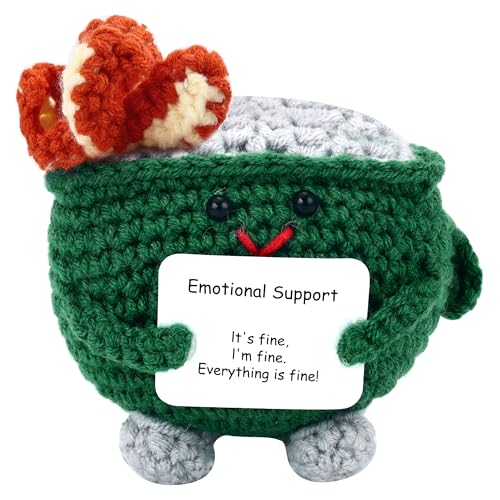 ROADDPMATE Crochet Plush Nuggets - Emotionale Unterstützung Geschenk für Frauen, lustige Bürodekoration, einzigartiges Geburtstags- & Abschiedsgeschenk für Kollegen, Mitarbeiter, Autodekoration ROADDPMATE Crochet Plush Nuggets - Emotionale Unterstützung Geschenk für Frauen, lustige Bürodekoration, einzigartiges Geburtstags- & Abschiedsgeschenk für Kollegen, Mitarbeiter, Autodekoration von ROADDPMATE