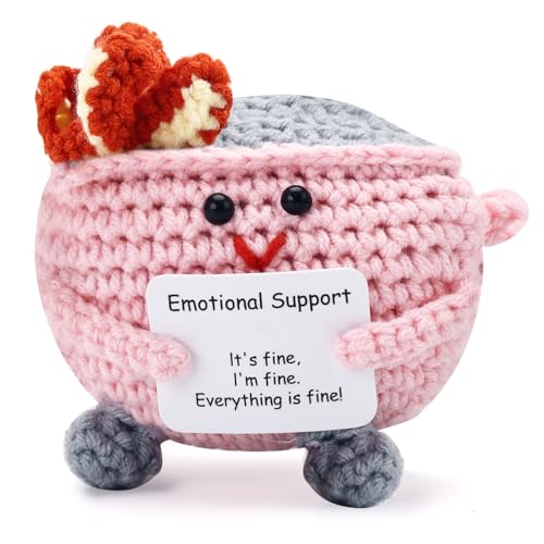 ROADDPMATE Crochet Plush Nuggets - Emotionale Unterstützung Geschenk für Frauen, lustige Bürodekoration, einzigartiges Geburtstags- & Abschiedsgeschenk für Kollegen, Mitarbeiter, Autodekoration ROADDPMATE Crochet Plush Nuggets - Emotionale Unterstützung Geschenk für Frauen, lustige Bürodekoration, einzigartiges Geburtstags- & Abschiedsgeschenk für Kollegen, Mitarbeiter, Autodekoration von ROADDPMATE