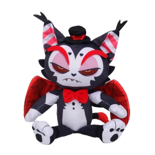 ROADDPMATE Hazbin Hotel Plush, Angel Dust Plushies Toys, Soft Stuffed Hazbin Hotel Character Figure Doll for Fans (Husk_11.8 Inch,normal) von ROADDPMATE