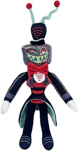 ROADDPMATE Hazbin Hotel Plush, Angel Dust Plushies Toys, Soft Stuffed Hazbin Hotel Character Figure Doll for Fans (Vox_14.56 Inch,normal) von ROADDPMATE