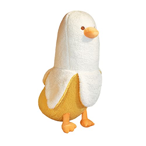 ROADDPMATE Napacoh Banana Duck Plush Toy - Cute Hugging Stuffed Animal for Girls and Boys (White,19.7) von ROADDPMATE