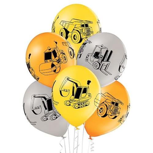 Luftballons Bagger Baustelle Bauarbeiter 6 Stk. Heavy Equipment Geburtstag Construction Luftballons Bagger Baustelle Bauarbeiter 6 Stk. Heavy Equipment Geburtstag Construction von ROB'S BALLOONS