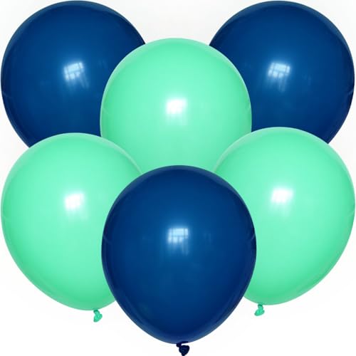 ROB'S BALLOONS Luftballons Dunkelblau Türkis Geburtstag 30 cm Party Deko Set Helium Luft Blau, Menge:10 ROB'S BALLOONS Luftballons Dunkelblau Türkis Geburtstag 30 cm Party Deko Set Helium Luft Blau, Menge:10 von ROB'S BALLOONS