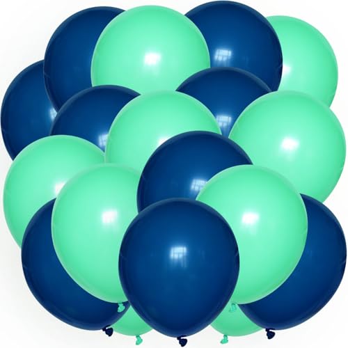 ROB'S BALLOONS Luftballons Dunkelblau Türkis Geburtstag 30 cm Party Deko Set Helium Luft Blau, Menge:50 ROB'S BALLOONS Luftballons Dunkelblau Türkis Geburtstag 30 cm Party Deko Set Helium Luft Blau, Menge:50 von ROB'S BALLOONS