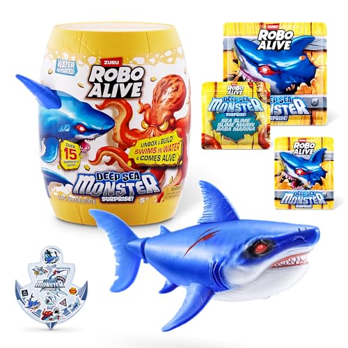 ROBO ALIVE Deep Sea Monster Surprise (Hai) von ZURU von ROBO ALIVE