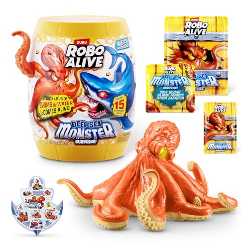 ROBO ALIVE Deep Sea Monster Surprise von ZURU, Unboxing, elektronisches Tierspielzeug für Jungen ROBO ALIVE Deep Sea Monster Surprise von ZURU, Unboxing, elektronisches Tierspielzeug für Jungen von ROBO ALIVE