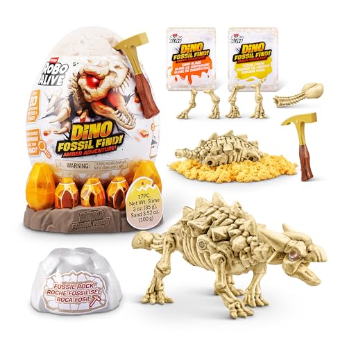 ROBO ALIVE Fossil Find Amber Adventure (Ankylosaurus) von ZURU von ROBO ALIVE