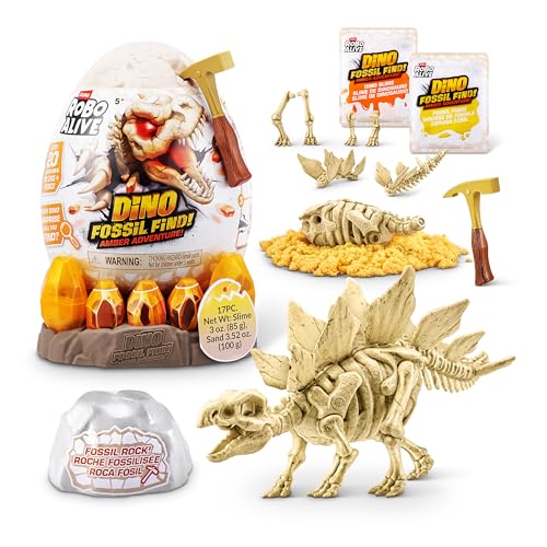 ROBO ALIVE Fossil Find Amber Adventure (Stegosaurus) von ZURU von ROBO ALIVE
