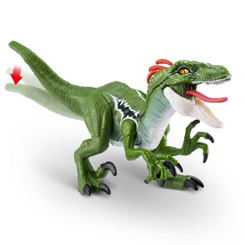 Robo Alive Dino Action Dinosaurier Raptor, batteriebetriebenes Roboterspielzeug, realistische Dinosaurier-Bewegung von ROBO ALIVE