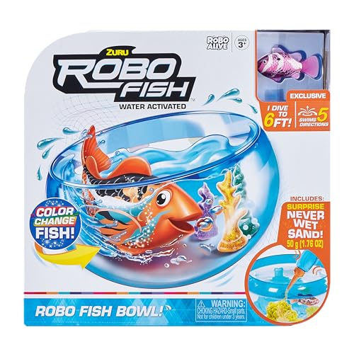 Robo Fish Schwimmender Roboterfisch - Haustier im Aquarium Spielset von ROBO ALIVE