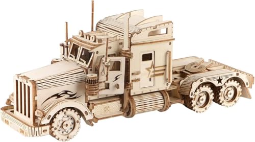ROBOTIME 3D Holz Puzzle Dampflokomotive Modellbau Bausatz Construktion Laser Cut Mechanische Holzpuzzle Handwerk für Kinder, Jugendliche und Erwachsene ROBOTIME 3D Holz Puzzle Dampflokomotive Modellbau Bausatz Construktion Laser Cut Mechanische Holzpuzzle Handwerk für Kinder, Jugendliche und Erwachsene von ROBOTIME