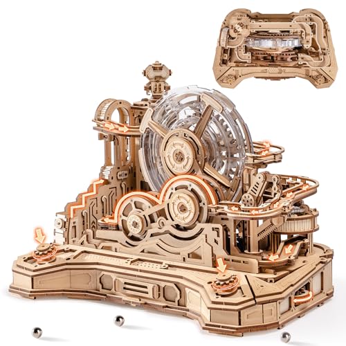 ROBOTIME 3D-Puzzle aus Holz Gear Ball Challenge – Mechanisches Labyrinth-Set, 653 Teile, STEM für Erwachsene und Jugendliche, Controller-Design, EGC01 ROBOTIME 3D-Puzzle aus Holz Gear Ball Challenge – Mechanisches Labyrinth-Set, 653 Teile, STEM für Erwachsene und Jugendliche, Controller-Design, EGC01 von ROBOTIME