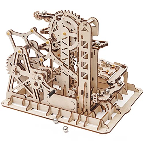 Robotime 3D Holzpuzzle Erwachsene Murmelbahn Board Games Mechanische Modell zum Bauen von Robotime