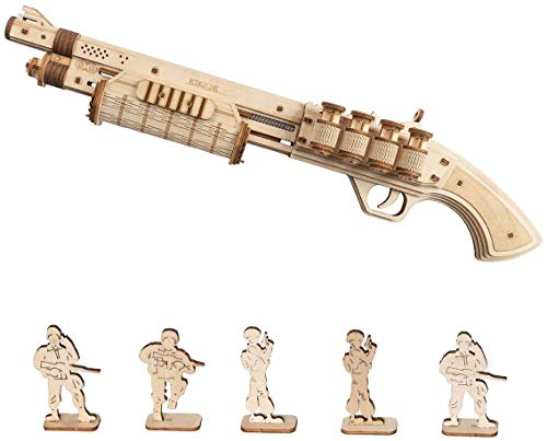 ROBOTIME Terminator M870 3D Holzpuzzle Modellbausatz Erwachsene Spielzeugpistole - Mechanisches Gebäudemodellbausatz 3D Holzpuzzle für Kinder ab 14 Jahren ROBOTIME Terminator M870 3D Holzpuzzle Modellbausatz Erwachsene Spielzeugpistole - Mechanisches Gebäudemodellbausatz 3D Holzpuzzle für Kinder ab 14 Jahren von ROBOTIME