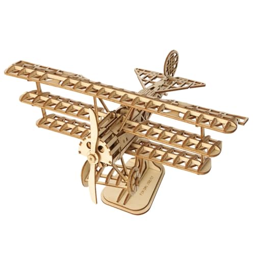 ROKR TG301 Flugzeug 3-D Puzzle, Holz von ROBOTIME
