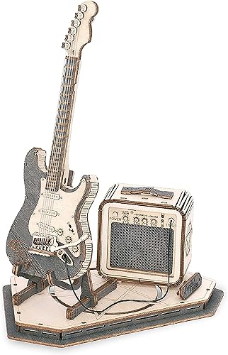Rokr 3D Houten Puzzel Electrische Gitaar TG605K von ROBOTIME