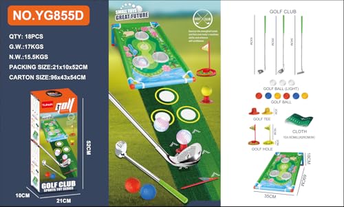 ROCKY&CHAO Minigolf Set Spielzeug für Kinder von ROCKY&CHAO