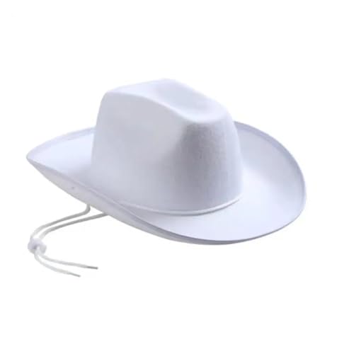 Cowboyhut Filz Prinzessinnenhut Performance Bound Cowgirl Hut Junggesellinnenabschied Geburtstagsparty Kostüm Accessoire Für Junggesellinnenabschied, Halloween(Red) von ROEUIPG