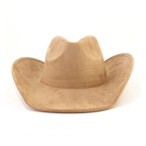 ROEUIPG Cowboyhut Herren und Damen Retro Gentleman Cowboyhut Accessoires Hombre Hut Für Junggesellinnenabschied, Halloween(Color 09) von ROEUIPG