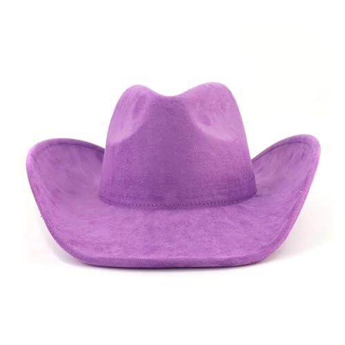 ROEUIPG Cowboyhut Herren und Damen Retro Gentleman Cowboyhut Accessoires Hombre Hut Für Junggesellinnenabschied, Halloween(Color 17) von ROEUIPG
