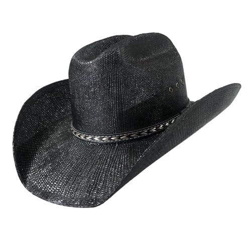 ROEUIPG Kuh Muster Cowboy Stroh Hut Tier Muster Handgemachte Strand Sonnenhut Gentleman Erwachsene Cowboy Hut Sombrero Für Junggesellinnenabschied, Halloween(Style 02) von ROEUIPG