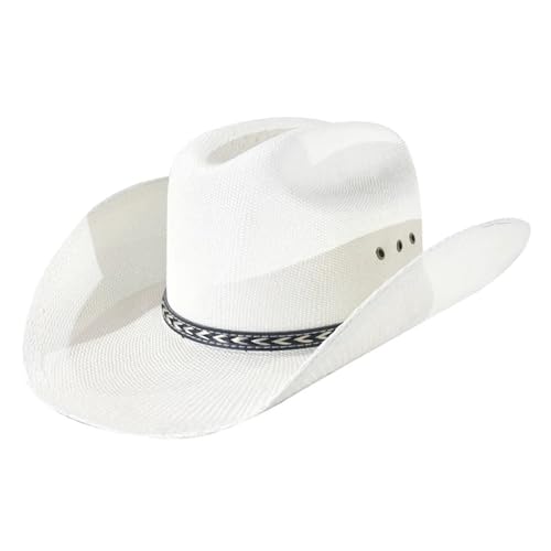 ROEUIPG Kuh Muster Cowboy Stroh Hut Tier Muster Handgemachte Strand Sonnenhut Gentleman Erwachsene Cowboy Hut Sombrero Für Junggesellinnenabschied, Halloween(Style 23) von ROEUIPG