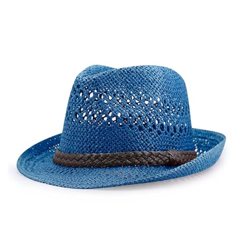 ROEUIPG Strohhut Frauen Sommer Sonne Kappe Dad Jazz Hut Männer Kühlen Fedora Für Junggesellinnenabschied, Halloween(Color 09) von ROEUIPG