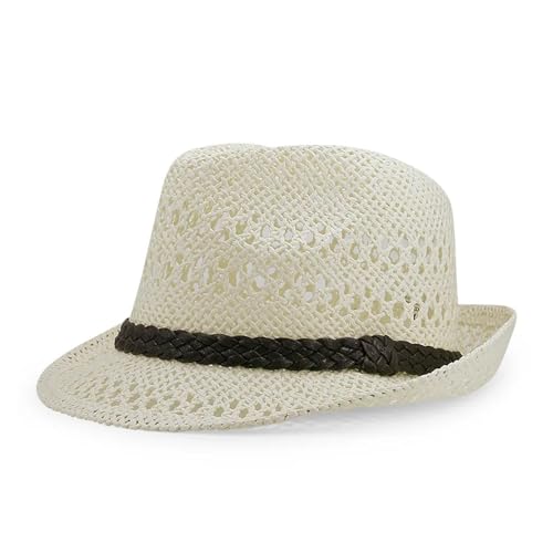 ROEUIPG Strohhut Frauen Sommer Sonne Kappe Dad Jazz Hut Männer Kühlen Fedora Für Junggesellinnenabschied, Halloween(Color 11) von ROEUIPG