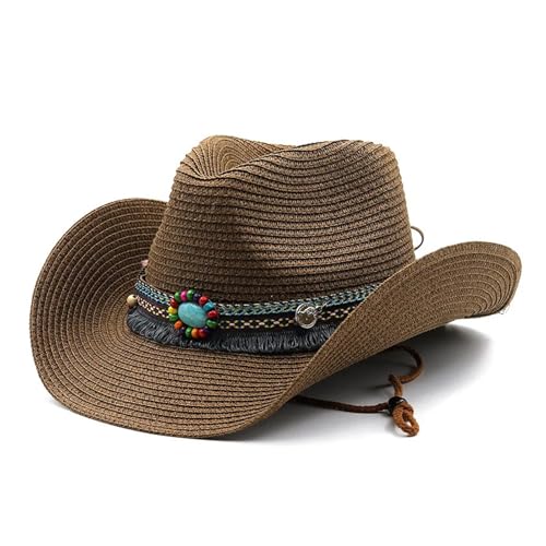 ROEUIPG Unisex-Hut mit breiter Krempe, Leopardenmuster, Filzkappe, Panama-Kuh-Design, Cowboy-Jazz-Stil, Herren-Fedora-Hut for Damen und Herren Für Junggesellinnenabschied, Halloween(Color 01) von ROEUIPG