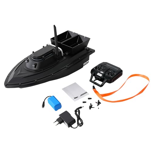 500m Futterboot RC Boot Köderboot Fernbedienung Fischköderboot, Nachtangeln Köderboot Bait Fischfinder Angeln Köder Boot mit Ladegerät & Batterien, Angeln Futterboot Köderbox Tragfähigkeit 2kg 500m Futterboot RC Boot Köderboot Fernbedienung Fischköderboot, Nachtangeln Köderboot Bait Fischfinder Angeln Köder Boot mit Ladegerät & Batterien, Angeln Futterboot Köderbox Tragfähigkeit 2kg von ROGONPDK