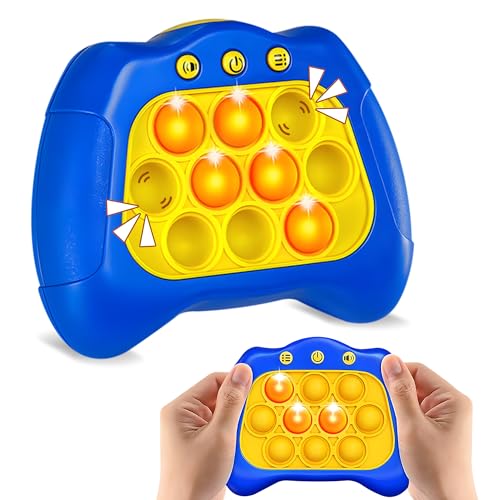ROHSCE Quick Push Game, Bubble Pop Game, Pop Fidget Game Toys Electronic 4 Modes Light Up Pop Game Autism Sensory Toys, Handheld Games for Kids 8-12 ROHSCE Quick Push Game, Bubble Pop Game, Pop Fidget Game Toys Electronic 4 Modes Light Up Pop Game Autism Sensory Toys, Handheld Games for Kids 8-12 von ROHSCE