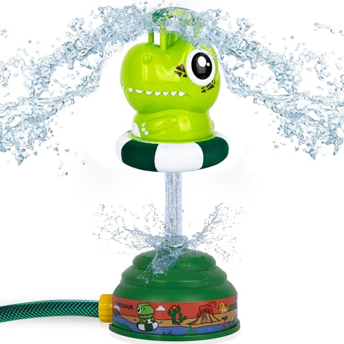 Water Rocket Sprinkler for Kids Toy - Summer Outdoor Rotation Water Rocket for Garden Yard Lawn Pool Toys von ROHSCE