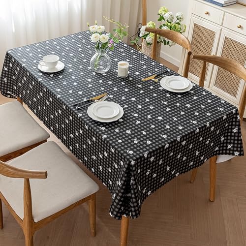 ROJDFCNBW Stick Baumwolle und Tischtuch, Abwischbare PVC-Tischabdeckung mit Tischdecke oder Küchentischdekoration(Jl-05,70.9 x 47.2 inch) von ROJDFCNBW