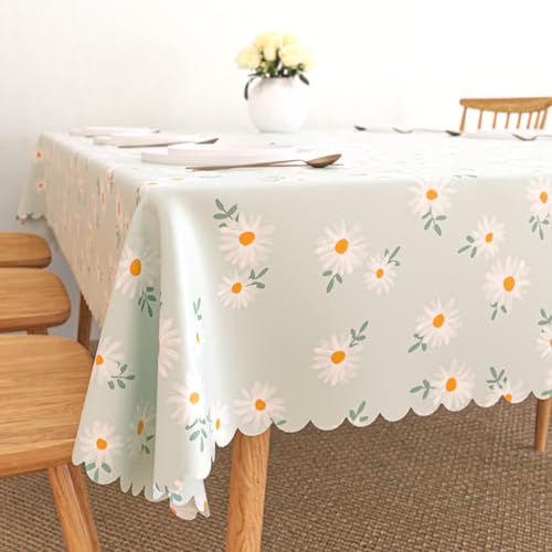 ROJDFCNBW Stick Baumwolle und Tischtuch, PVC-Tischdecke mit einem sauberen Öltuch abwischen, leicht abzuwischende Vinyl-Kunststoff-Tischdecke(Jl-01,63 x 39.4 inch) von ROJDFCNBW