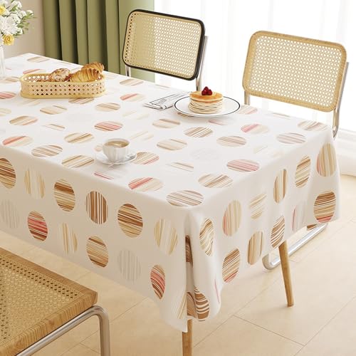 ROJDFCNBW Stick Baumwolle und Tischtuch, PVC-Tischdecke mit einem sauberen Öltuch abwischen, leicht abzuwischende Vinyl-Kunststoff-Tischdecke(Jl-04,78.7 x 55.1 inch) von ROJDFCNBW