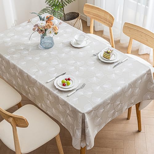 ROJDFCNBW Stick Baumwolle und Tischtuch, PVC-Tischdecke mit einem sauberen Öltuch abwischen, leicht abzuwischende Vinyl-Kunststoff-Tischdecke(Jl-05,78.7 x 55.1 inch) von ROJDFCNBW