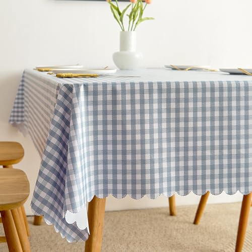ROJDFCNBW Stick Baumwolle und Tischtuch, PVC-Tischdecke mit einem sauberen Öltuch abwischen, leicht abzuwischende Vinyl-Kunststoff-Tischdecke(Jl-09,66.9 x 47.2 inch) von ROJDFCNBW