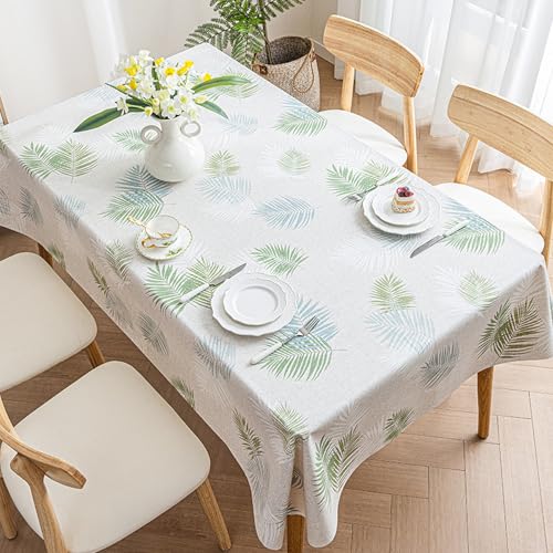 ROJDFCNBW Stick Baumwolle und Tischtuch, PVC-Tischdecke mit einem sauberen Öltuch abwischen, leicht abzuwischende Vinyl-Kunststoff-Tischdecke(Jl-10,66.9 x 47.2 inch) von ROJDFCNBW