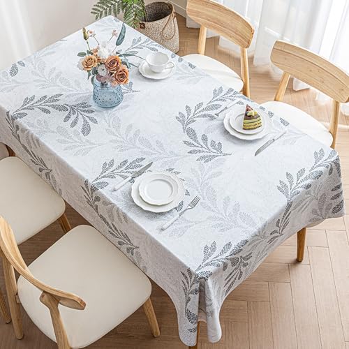 ROJDFCNBW Stick Baumwolle und Tischtuch, PVC-Tischdecke mit einem sauberen Öltuch abwischen, leicht abzuwischende Vinyl-Kunststoff-Tischdecke(Jl-11,35.4 x 35.4 inch) von ROJDFCNBW