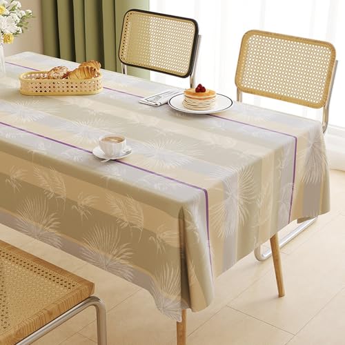ROJDFCNBW Stick Baumwolle und Tischtuch, PVC-Tischdecke mit einem sauberen Öltuch abwischen, leicht abzuwischende Vinyl-Kunststoff-Tischdecke(Jl-11,70.9 x 55.1 inch) von ROJDFCNBW