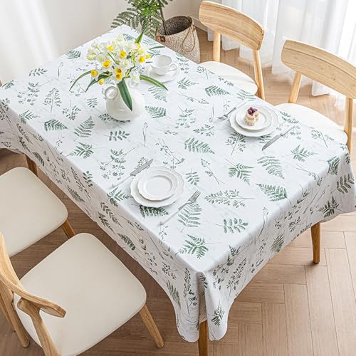 ROJDFCNBW Stick Baumwolle und Tischtuch, PVC-Tischdecke mit einem sauberen Öltuch abwischen, leicht abzuwischende Vinyl-Kunststoff-Tischdecke(Jl-13,63 x 47.2 inch) von ROJDFCNBW