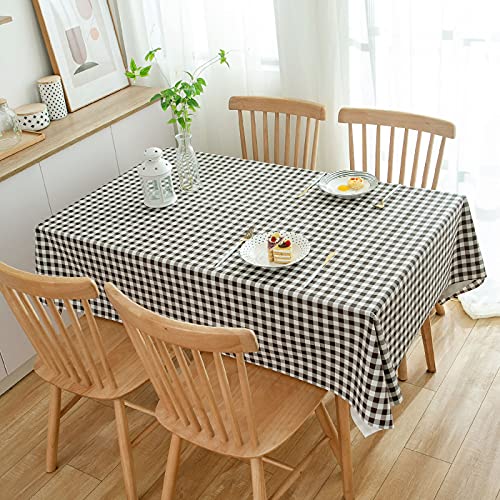 ROJDFCNBW Stick Baumwolle und Tischtuch, PVC-Tischdecke mit einem sauberen Öltuch abwischen, leicht abzuwischende Vinyl-Kunststoff-Tischdecke(Th-07,120x190cm) von ROJDFCNBW