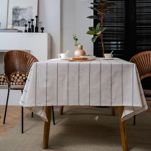 ROJDFCNBW Stick Baumwolle und Tischtuch, Tischdecke aus Baumwoll-Canvas-Stoff, geeignet for Zuhause und Restaurant(23.6 x 23.6 inch) von ROJDFCNBW