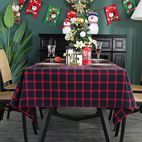 ROJDFCNBW Stick Baumwolle und Tischtuch, Tischdecke for Partybuffet im Restaurant zu Hause(Red,86.6 x 63 inch) von ROJDFCNBW