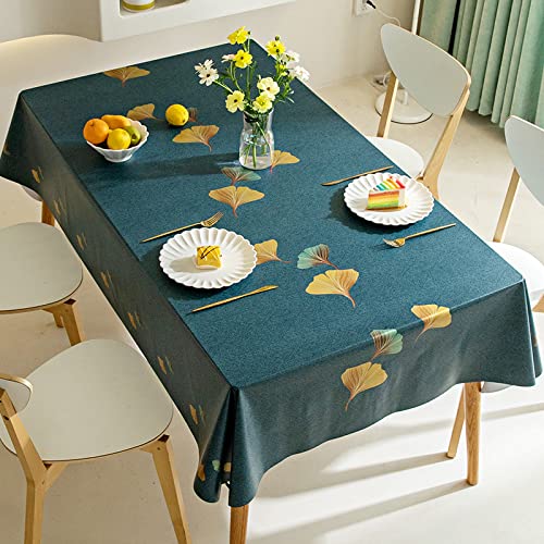 ROJDFCNBW Stick Baumwolle und Tischtuch, abwischbare, wasserdichte quadratische Esstischabdeckung aus Kunststoff(Yy-02,140x200cm) von ROJDFCNBW