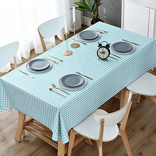 ROJDFCNBW Stick Baumwolle und Tischtuch, for Esstischabdeckung, wasserdichte Party-Tischdecke(Green Blue,100 x 160cm) von ROJDFCNBW