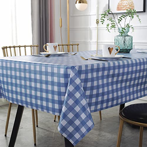 ROJDFCNBW Stick Baumwolle und Tischtuch, for Esstischabdeckung Partytischdecke(Blue B,100 x 100cm) von ROJDFCNBW