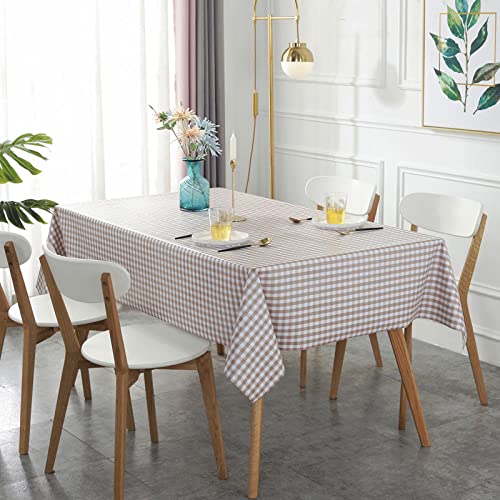ROJDFCNBW Stick Baumwolle und Tischtuch, for Esstischabdeckung Partytischdecke(Coffee a,100 x 100cm) von ROJDFCNBW
