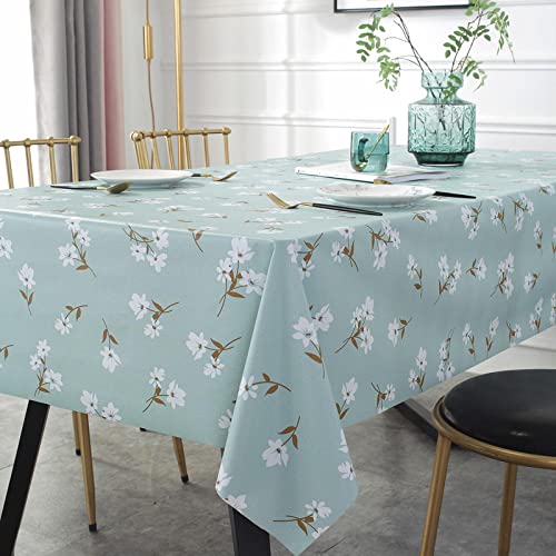 ROJDFCNBW Stick Baumwolle und Tischtuch, for Esstischabdeckung Partytischdecke(Light Blue,100 x 160cm) von ROJDFCNBW